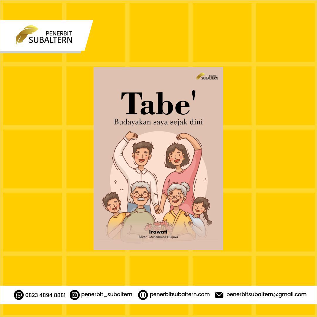 Tabe' Budayakan Saya Sejak Dini